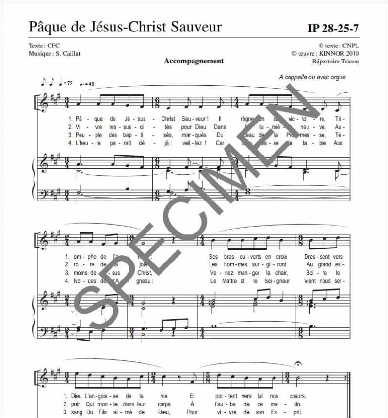 Pâque de Jésus Christ sauveur de S. Caillat